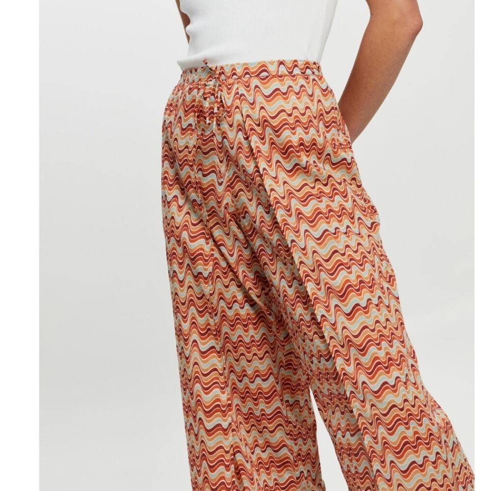 NWT Faithfull The Brand Montero Cotton Split-Leg Boho Pants Vadella Medium - Picture 3 of 13